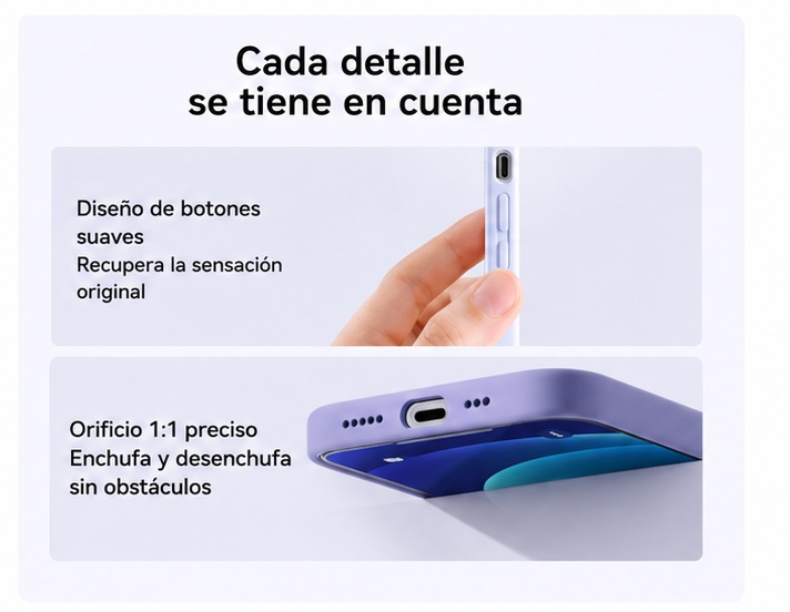 Funda de Silicona Premium para iPhone – Fina y Resistente