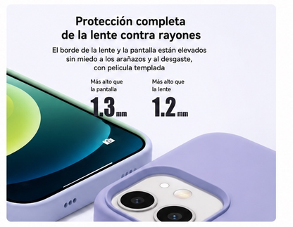Funda de Silicona Premium para iPhone – Fina y Resistente